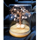 Décoration en fil de cuivre "cerisier en fleur"