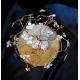 Décoration en fil de cuivre "cerisier en fleur"