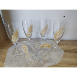 lot de 6 flûtes champagne