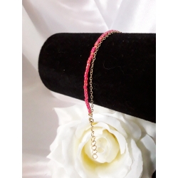 Bracelet fin double riuge