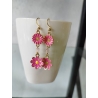 Boucles d'oreilles marguerite