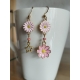 Boucles d'oreilles marguerite