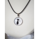 Collier cabochon chat