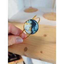 Bracelet  cabochon vague