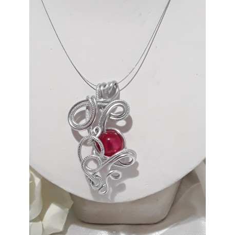 Collier pendentif perle