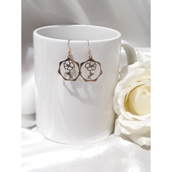 Boucles d'oreilles en acier inoxydable