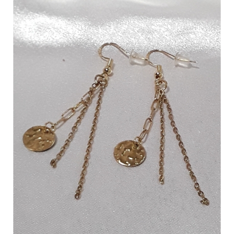 Boucles d'oreilles en acier inoxydable